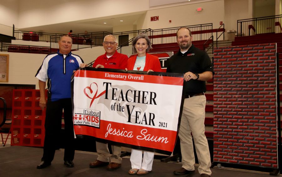 Cabot Public Schools Teacher of the Year Jessica Saum