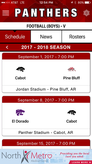 Cabot Panther Online Spirit Sideline Store — NOW AVAILABLE